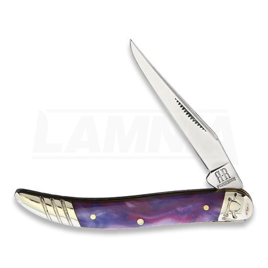 Rough Ryder Toothpick Purple Swirl folding knife