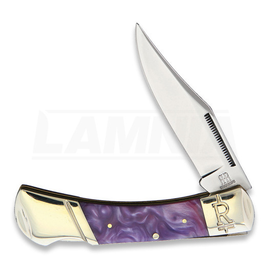 Πτυσσόμενο μαχαίρι Rough Ryder Purple Swirl Lockback