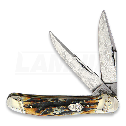 Rough Ryder Copperhead Cinnamon Stag pocket knife