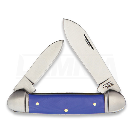 Pocket knife Rough Ryder Canoe G10, bleu