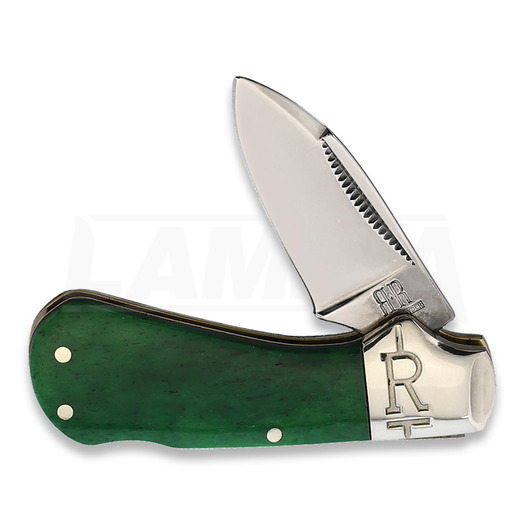 Rough Ryder Cub Lockback Green Smooth folding knife