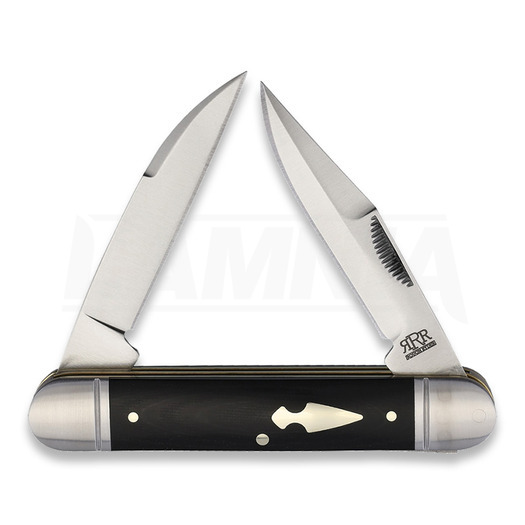 Rough Ryder Reserve Hedgehog D2 Black Micarta pocket knife