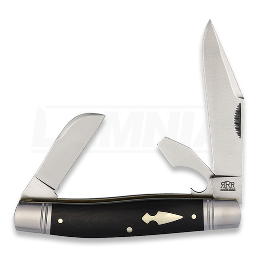 Rough Ryder Reserve Common Stock D2 Black Micarta folding knife