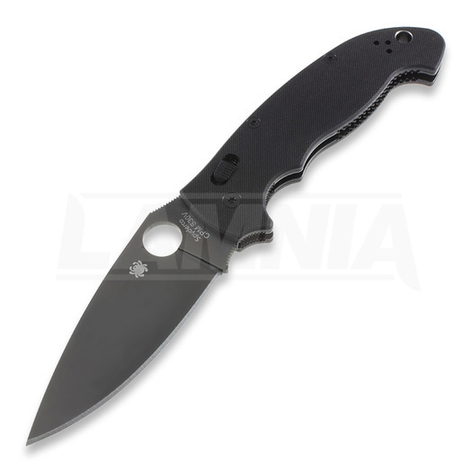 Couteau pliant Spyderco Manix 2 XL, noir C95GPBBK2