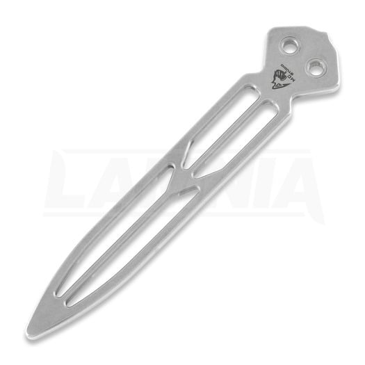 Maxace Obsidian Tanto balisong, light grey, latchless