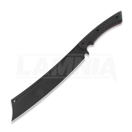 ZU Bladeworx Warmonger Ceracote Messer, schwarz