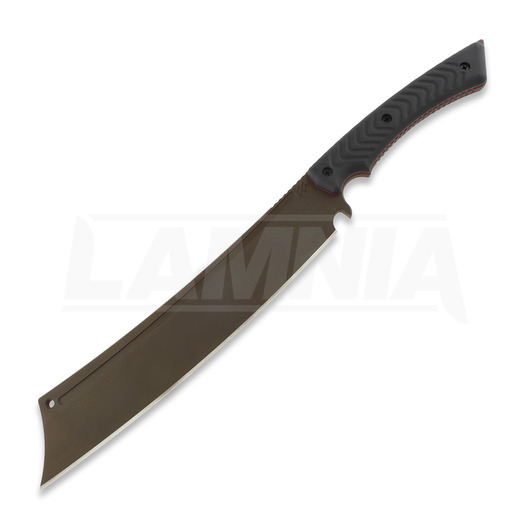 ZU Bladeworx Warmonger Ceracote knife, bronze