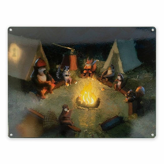 Prometheus Design Werx DRB Campfire Friends Tin Sign