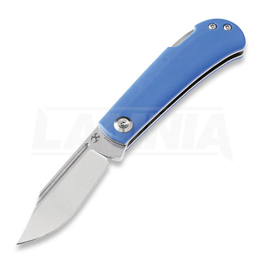 Kansept Knives Wedge Backlock Blue G10 kääntöveitsi