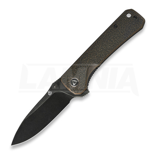 QSP Knife Hawk Black Copper foldekniv