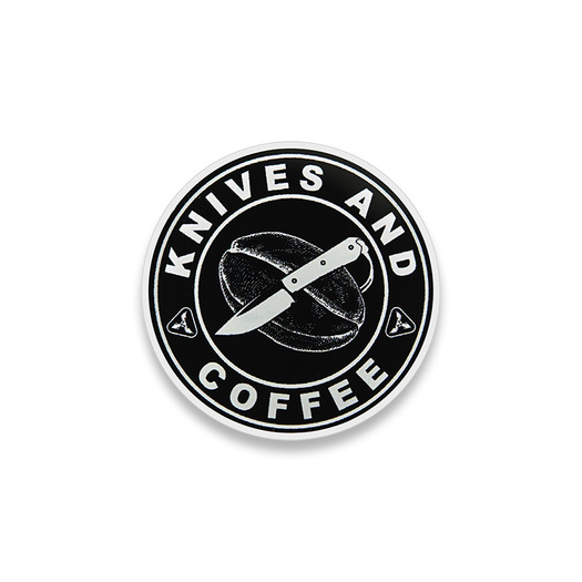 Emblemă Audacious Concept Knives & Coffee AC, negru AC811061607