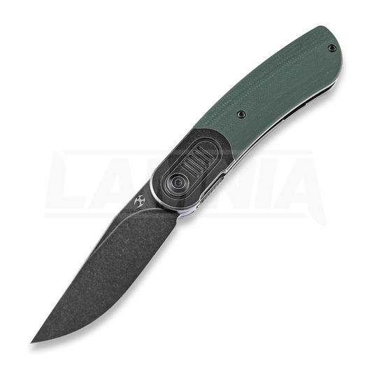 Kansept Knives Reverie Micarta folding knife, green