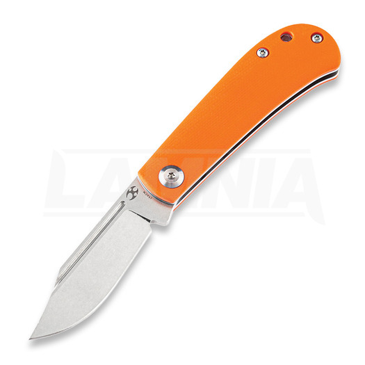 Kansept Knives Bevy G10 折り畳みナイフ, オレンジ色