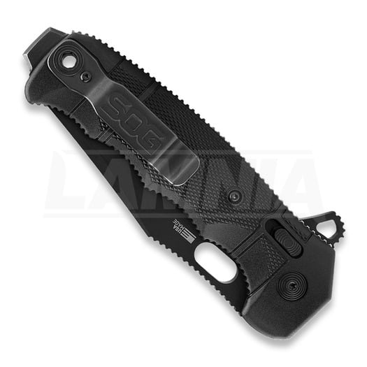 SOG SEAL XR USA Made 折り畳みナイフ, 鋸歯状 SOG-12-21-05-57