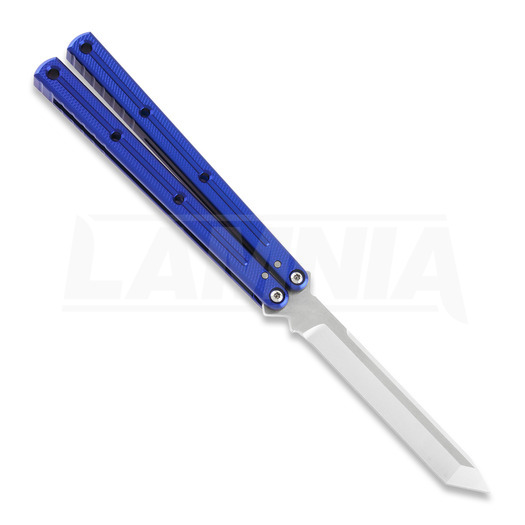 Squid Industries Krake Raken Tanto Blue V2.5 butterfly knife