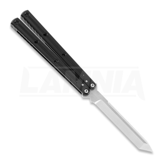 Nož motýlek Squid Industries Krake Raken Tanto Black V2.5