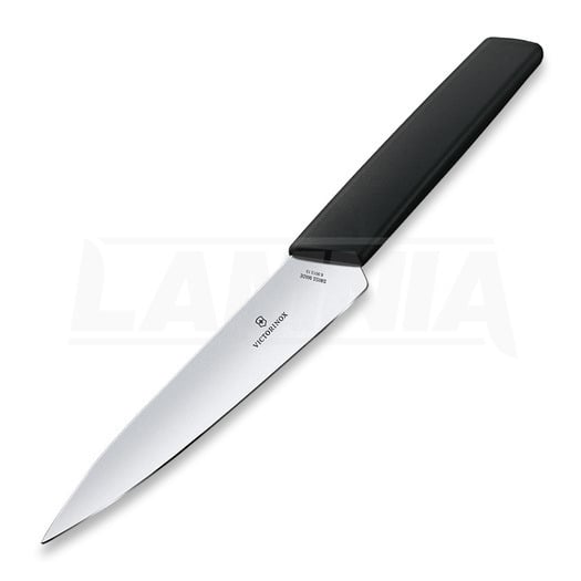 Victorinox Swiss Modern Slim Kitchen Knife 15cm, zwart