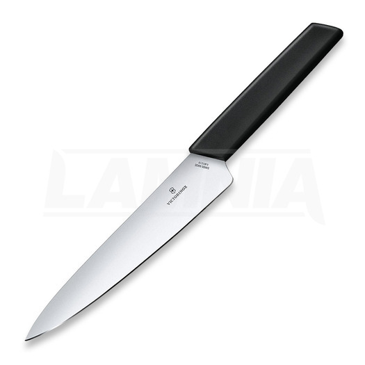 Victorinox Swiss Modern Slim Kitchen Knife 19cm, черен