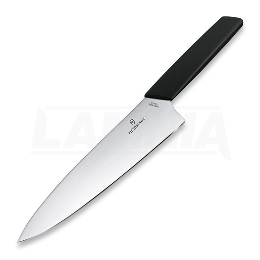 Victorinox Swiss Modern Kitchen Knife With Extra-Wide Blade, zwart