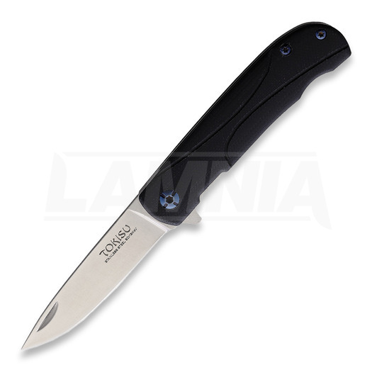 Tokisu Linerlock G10 folding knife, black