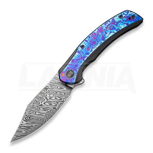 We Knife Snick 折り畳みナイフ, timascus inlay WE19022F-DS1