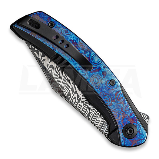 We Knife Snick 折叠刀, timascus inlay WE19022F-DS1