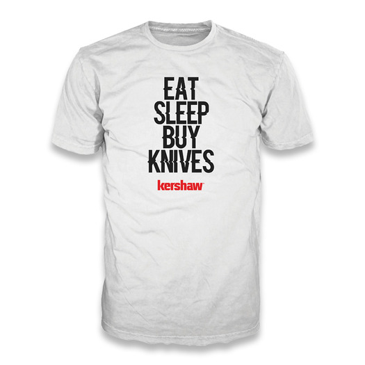 Kershaw Eat Sleep Buy Knives marškinėliai
