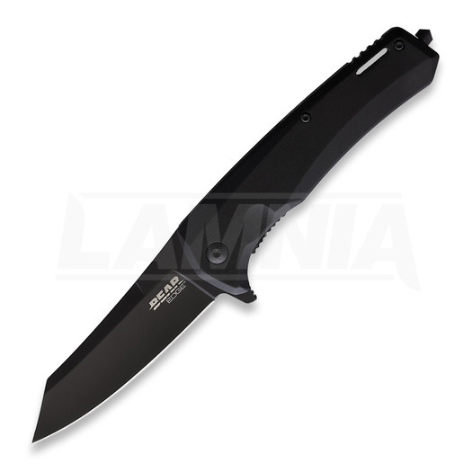 Bear & Son Sideliner Linerlock összecsukható kés, fekete