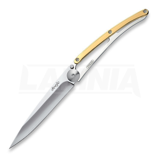 Deejo 37g Yellow Gold folding knife