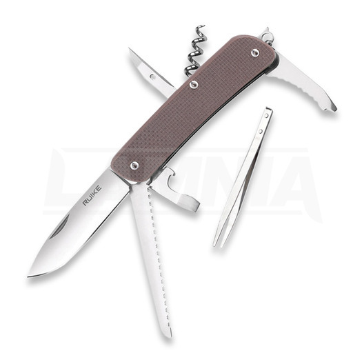 Ruike M32 Medium folding knife, brown