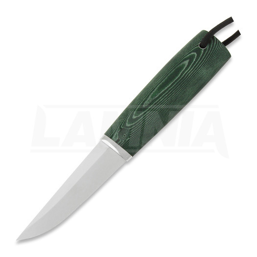 Pekka Tuominen Puukko knife, green micarta