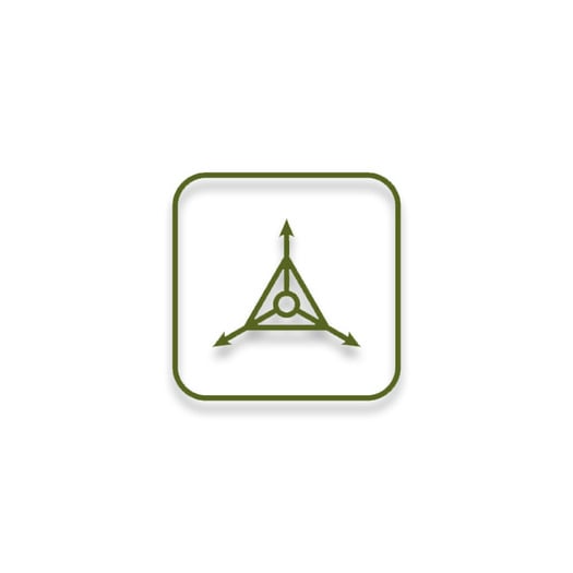 Triple Aught Design Logo Sticker PCV OD Green 3.0"