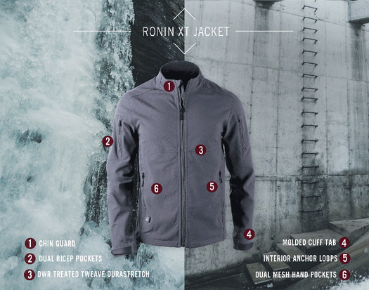 Jacket Triple Aught Design Ronin XT, ดำ