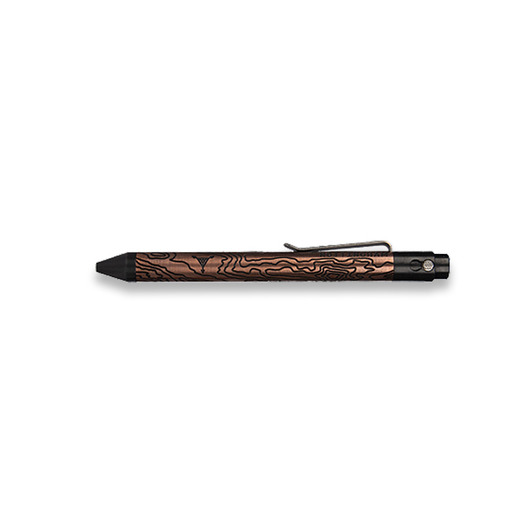 Pildspalva Triple Aught Design TiButton, RH DL Titanium Copper Zirconium