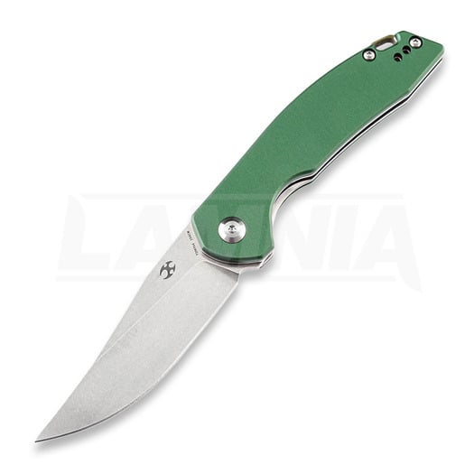 Kansept Knives Mini Accipiter Framelock 折叠刀, 綠色