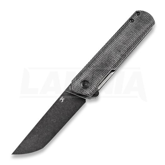 Πτυσσόμενο μαχαίρι Kansept Knives Foosa Micarta, μαύρο