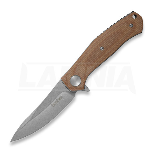 Складной нож Kershaw Concierge D2 MIcarta, коричневый 4020MIB