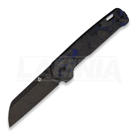 QSP Knife Penguin Carbon Fiber foldekniv, blå