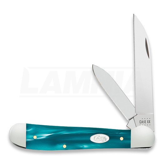 Pocket knife Case Cutlery SparXX Aqua Kirinite Smooth Copperhead 18581