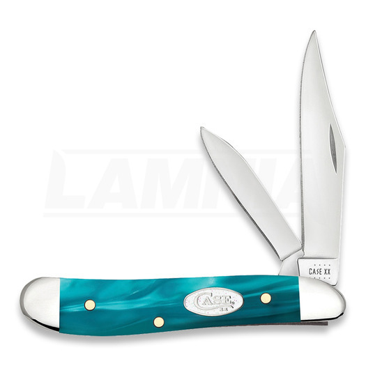 Pocket knife Case Cutlery SparXX Aqua Kirinite Smooth Peanut 18586