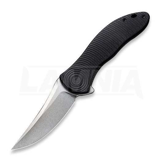 CIVIVI Synergy3 folding knife, trailing point, black C20075A-1