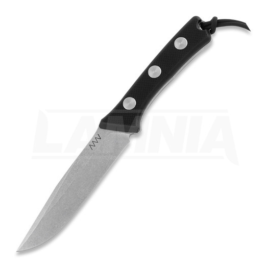 Cuchillo ANV Knives P300 Plain edge, kydex, negro