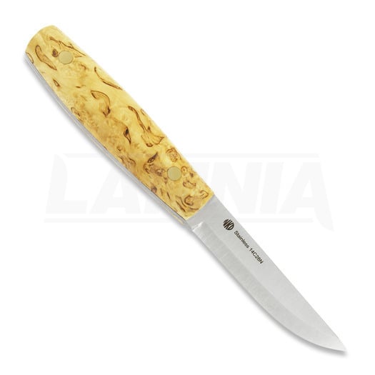 Nordic Knife Design Korpi 90 knife, curly birch