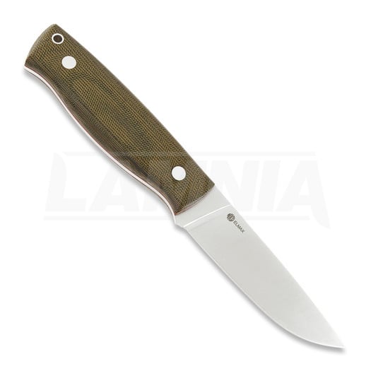 Couteau Nordic Knife Design Forester 100, elmax, green micarta