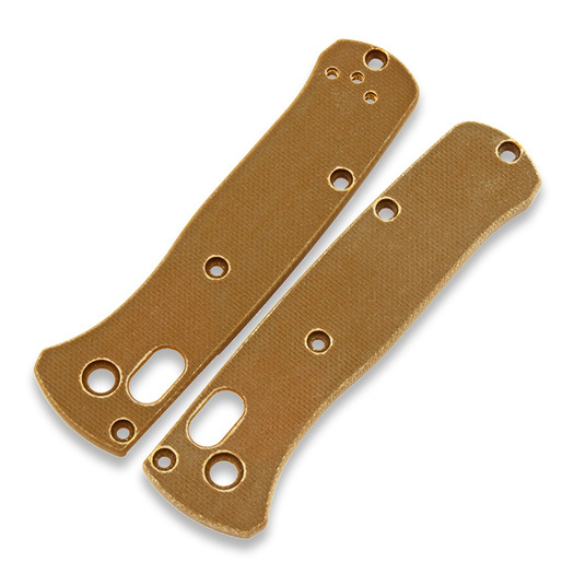 Flytanium Classic G-10 Scales for Benchmade MINI Bugout Knife - Tan