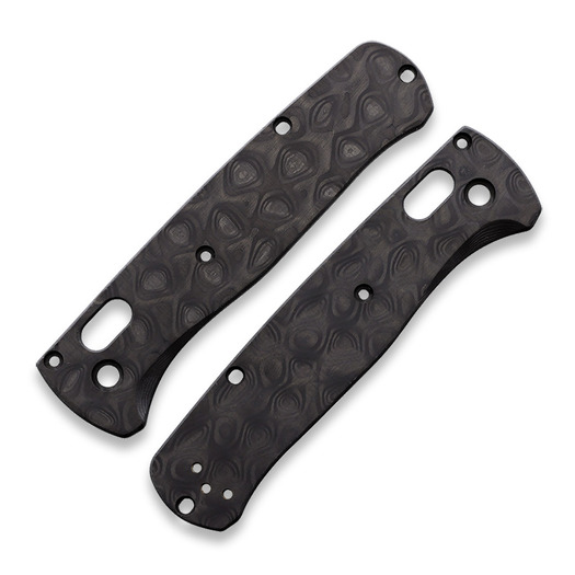 Flytanium Classic Raindrop Carbon Fiber Scales for Benchmade Bugout Knife