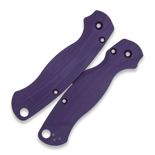 Flytanium Lotus Purple G-10 "Purple Haze" Scales for Spyderco PM2 Knife