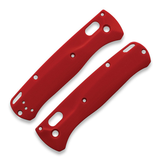 Flytanium Crossfade G-10 Scales for Benchmade Bugout - Red