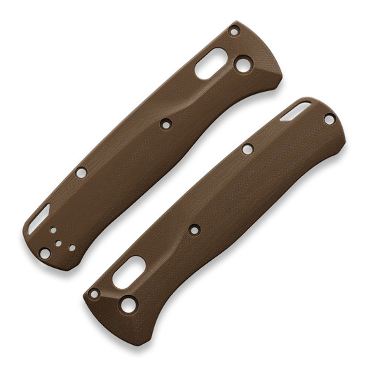 Flytanium Crossfade G-10 Scales for Benchmade Bugout - Earth Brown