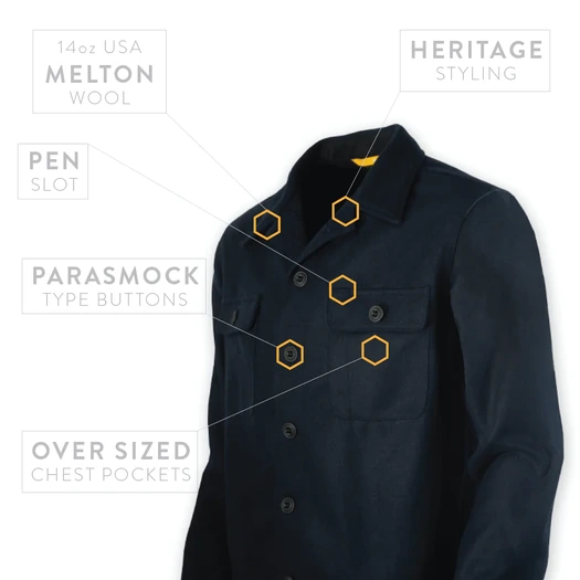 Prometheus Design Werx DRB Woodsman Shirt - Navy Blue